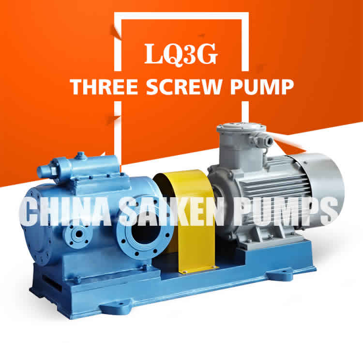 LQ3G bitumen three screw pump
