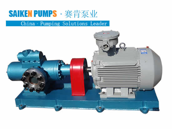 Three Screw Pumps for oil Circulations and Feeding - Saiken Pumps